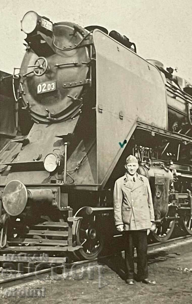 2813 Kingdom of Bulgaria train locomotive depot Sofia BDZ 1940. with price 15.00 BGN | € 7.67