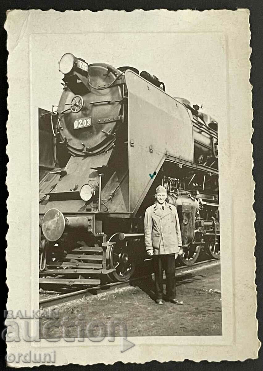 2813 Kingdom of Bulgaria train locomotive depot Sofia BDZ 1940.