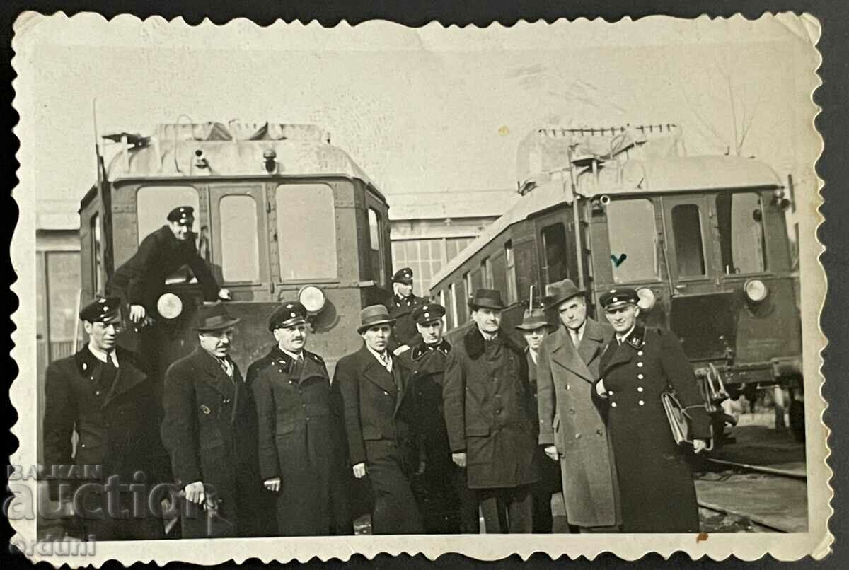 2816 Царство България влак локомотив депо София БДЖ 1940г.