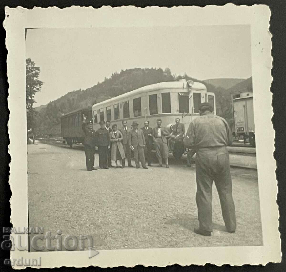 2820 Kingdom of Bulgaria train locomotive BDZ 1940.
