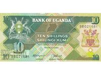 10 шилинга 1987, Уганда