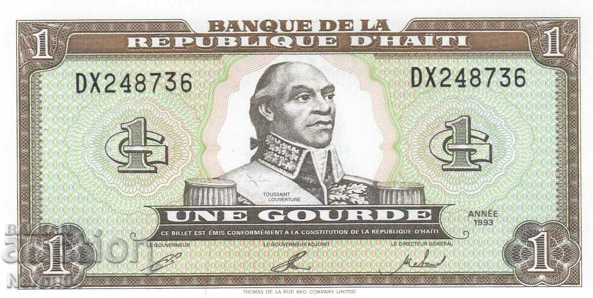1 gourde 1993, Αϊτή