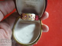 Невероятен сребърен пръстен с камъни 925