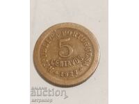 5 centavo Portugalia 1927