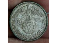 1938 2 TIMBRIE REICHSMARK GERMANIA