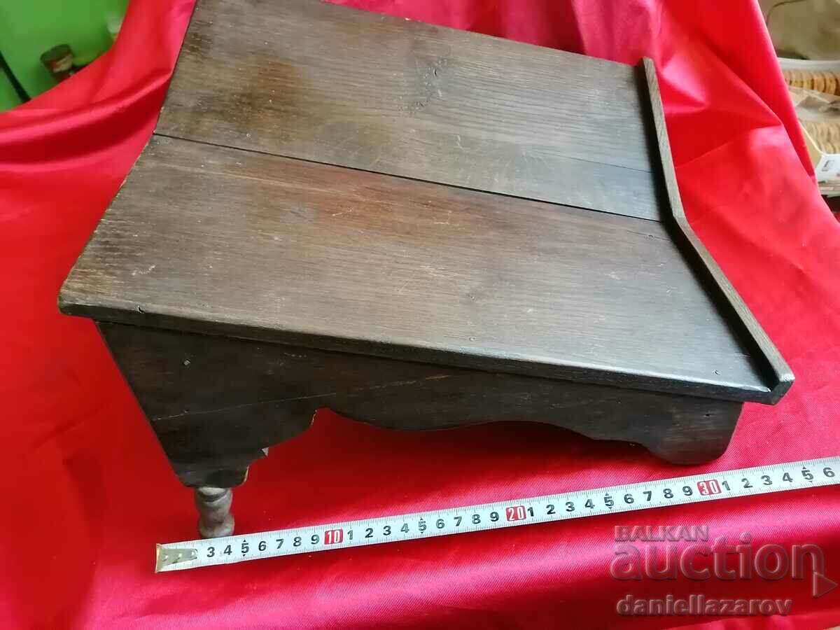 Ancient Wooden Stand for Reading a Book, Bible, Koran - 6
