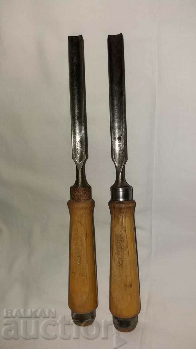 Two old chisels--Ulmia--W.Germany
