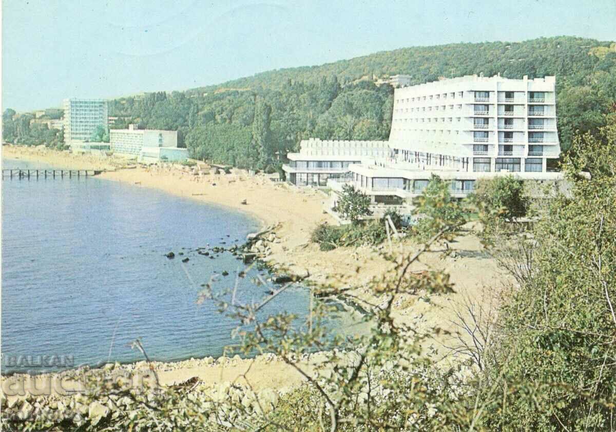Стара картичка - Курорт Дружба, Северният плаж