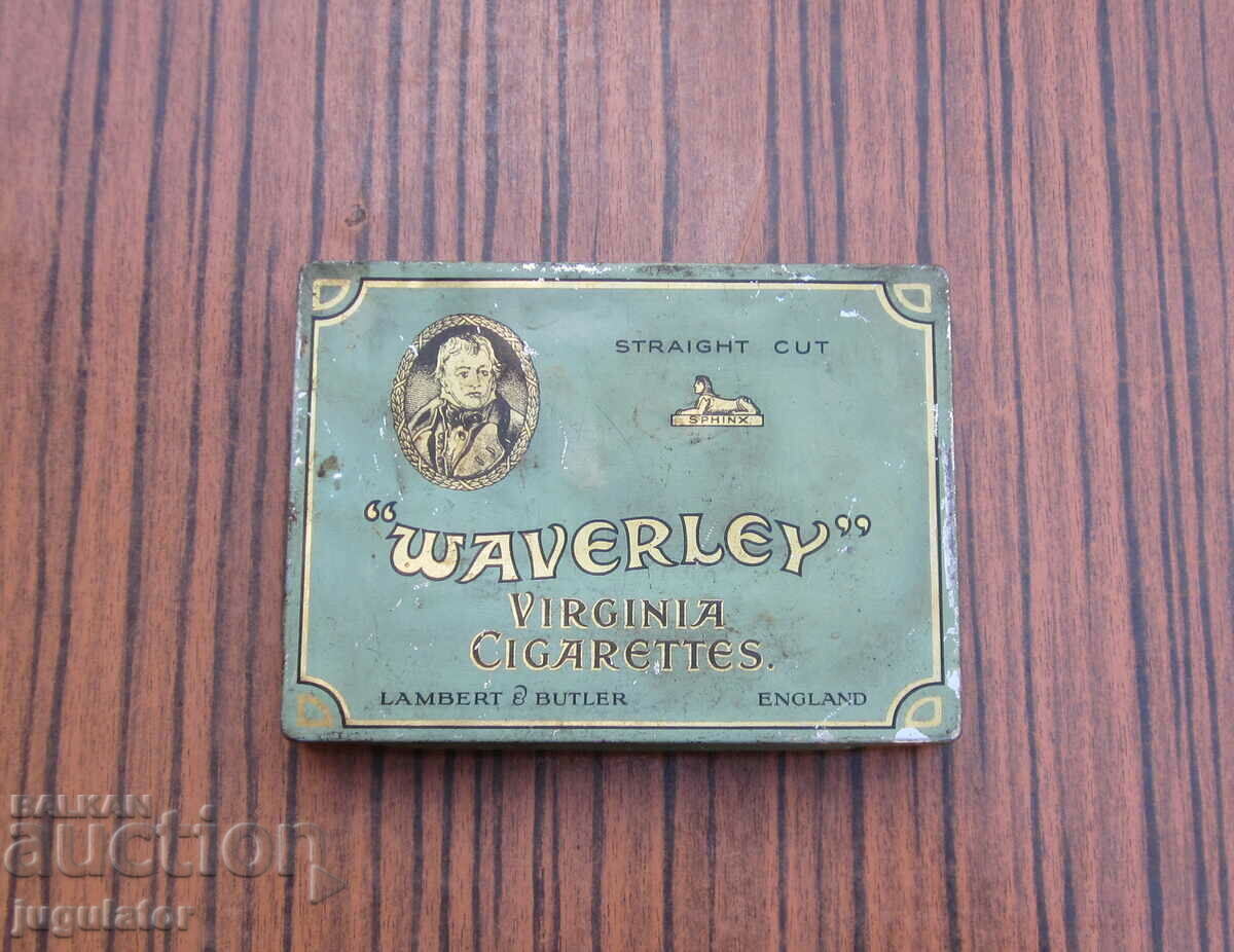 cutie din tablă metalică veche țigări WAVERLEY cu preț € 7.00 | 13.69 BGN cutie din tablă metalică veche țigări WAVERLEY cu preț € 7.00 | 13.69 BGN