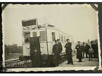 2823 Regatul Bulgariei locomotivă de tren BDZ gara Sofia 1940.