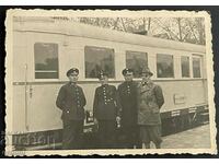 2826 Царство България влак локомотив БДЖ гара София 1940г.