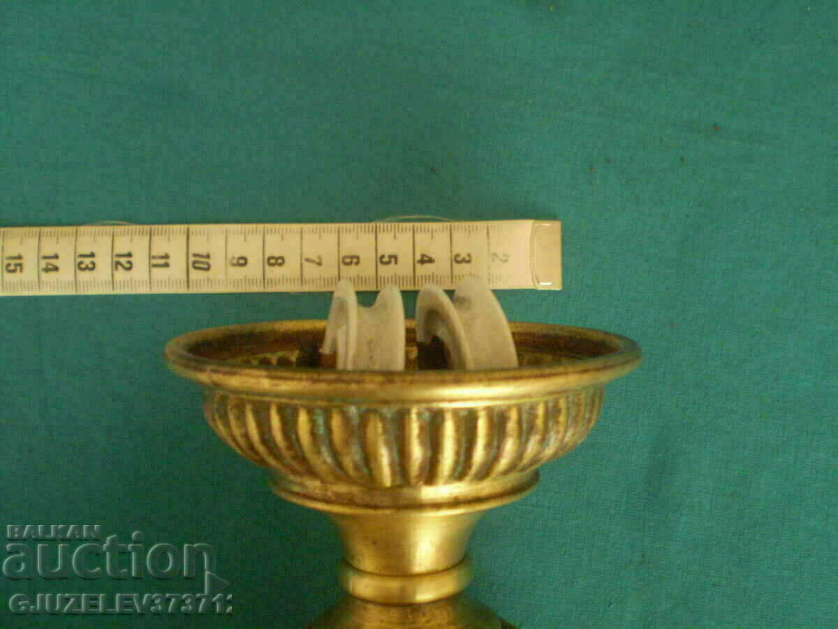 Rare Old bronze elevator type pole lamp with price 149.00 BGN | € 76.18 Rare Old bronze elevator type pole lamp with price 149.00 BGN | € 76.18