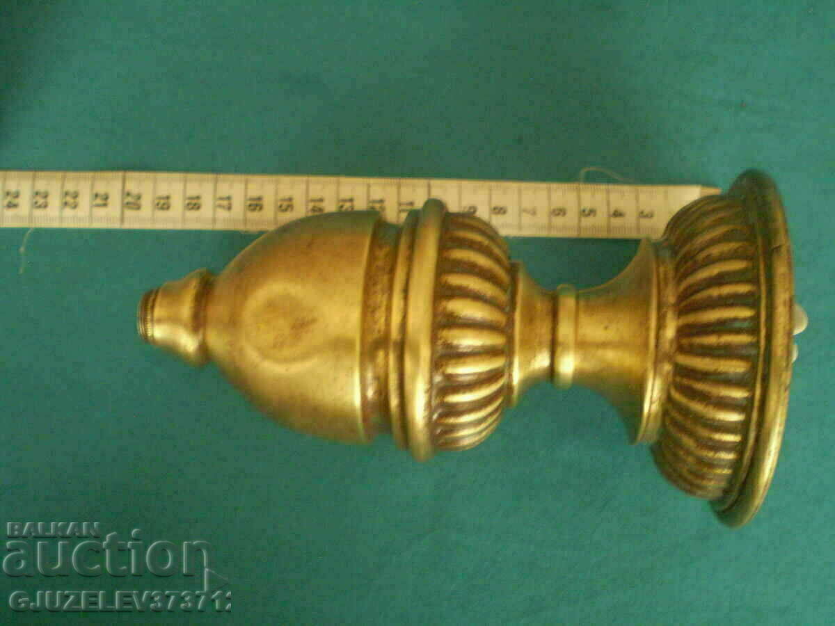 Rare Old bronze elevator type pole lamp - 5 Rare Old bronze elevator type pole lamp - 5