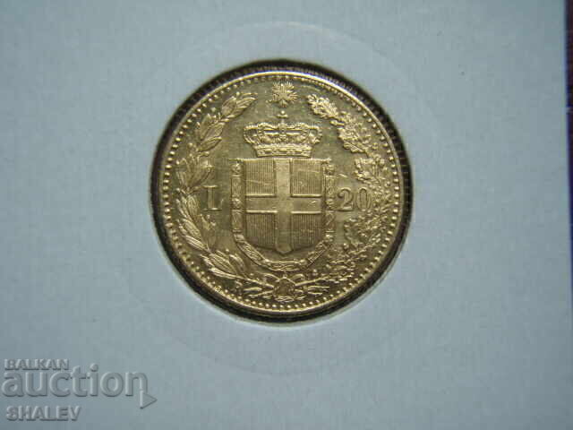 Livrarea 20 Lire 1891 Italia (20 liri Italia) /1/ - XF/AU (aur)