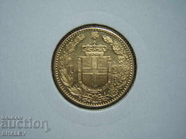 20 Lire 1891 Italia (20 liri Italia) /1/ - XF/AU (aur)