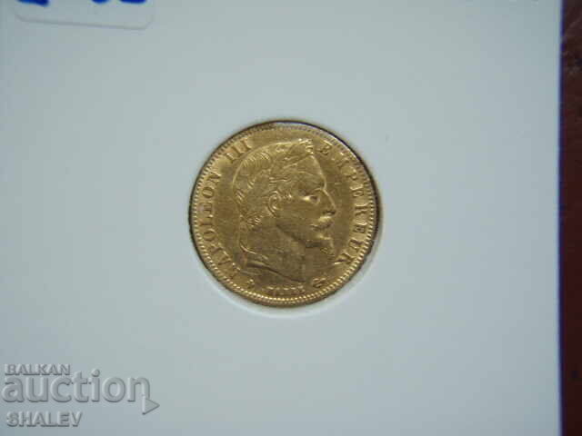 5 franci 1864 ВВ Franța (5 franci Franța) - XF/AU (aur) - 5