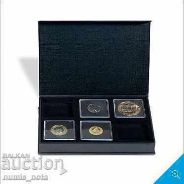 кутия за съхранение на  6 монети в капсули QUADRUM AIRBOX