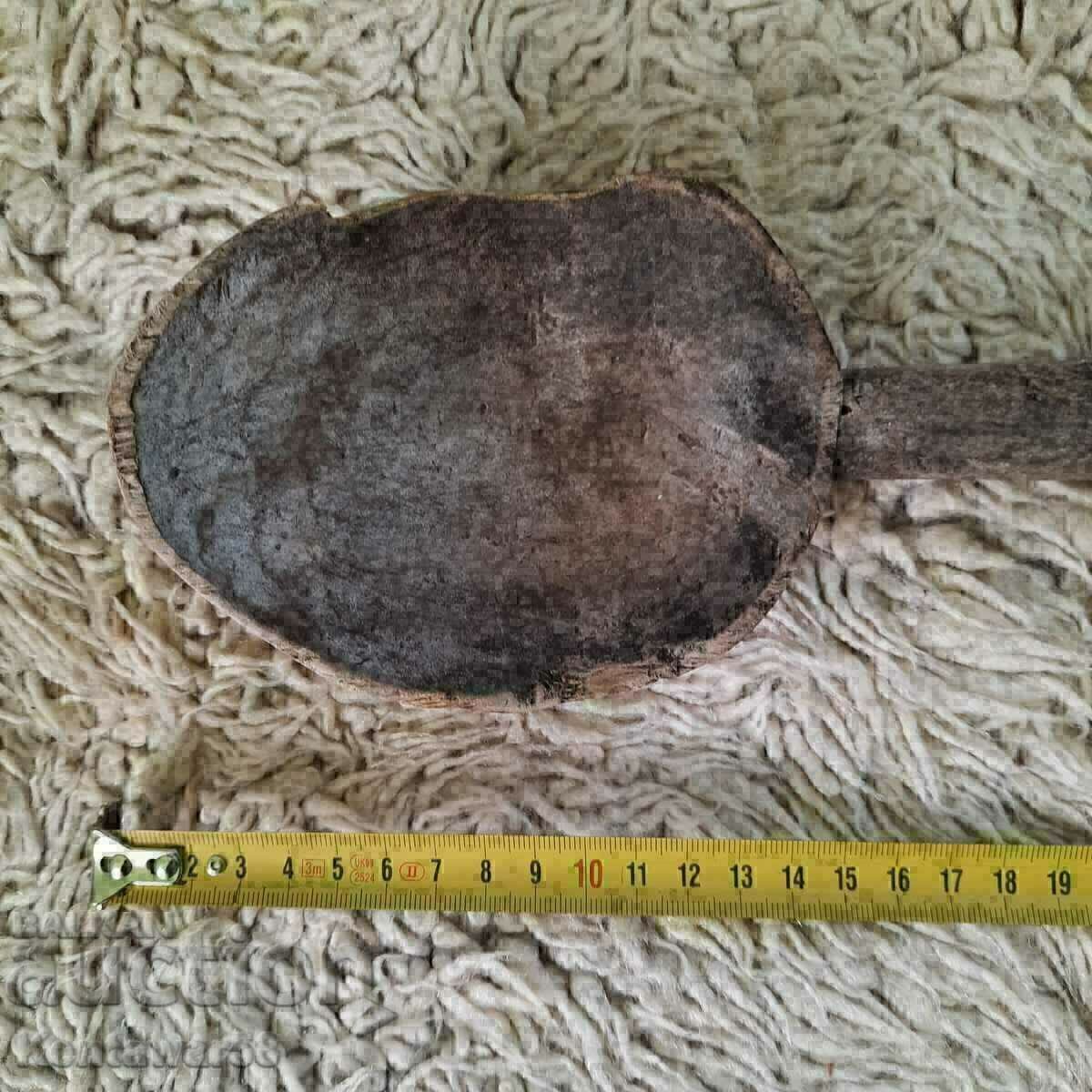 A large wooden spoon (ladle). with price 3.00 BGN | € 1.53 A large wooden spoon (ladle). with price 3.00 BGN | € 1.53