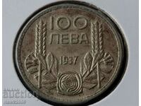 100 BGN 1937 Regatul Bulgariei Țarul Boris III #3