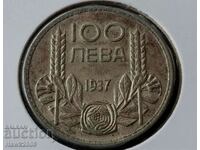 100 BGN 1937 Regatul Bulgariei Țarul Boris III #3