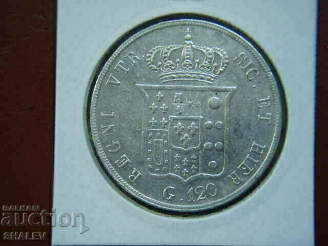 120 Grana 1854 Italian States / Naples & Sicily - XF/AU with price 189.89 BGN | € 97.09 120 Grana 1854 Italian States / Naples & Sicily - XF/AU with price 189.89 BGN | € 97.09