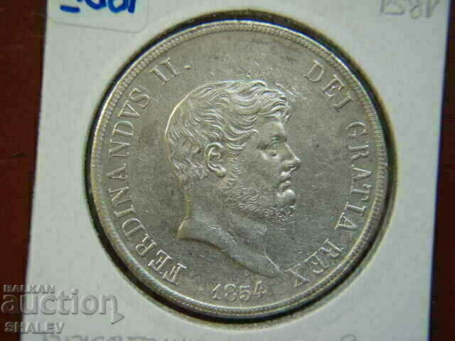 120 Grana 1854 Italian States / Naples & Sicily - XF/AU - 6 120 Grana 1854 Italian States / Naples & Sicily - XF/AU - 6