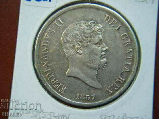 120 Grana 1857 Italian States / Naples & Sicily - XF/AU - 7