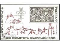 Clean block 60 years Polish Olympic Committee 1979 from Poland