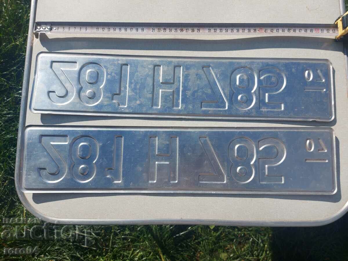 REGISTRATION NUMBERS / PLATES - 6 REGISTRATION NUMBERS / PLATES - 6