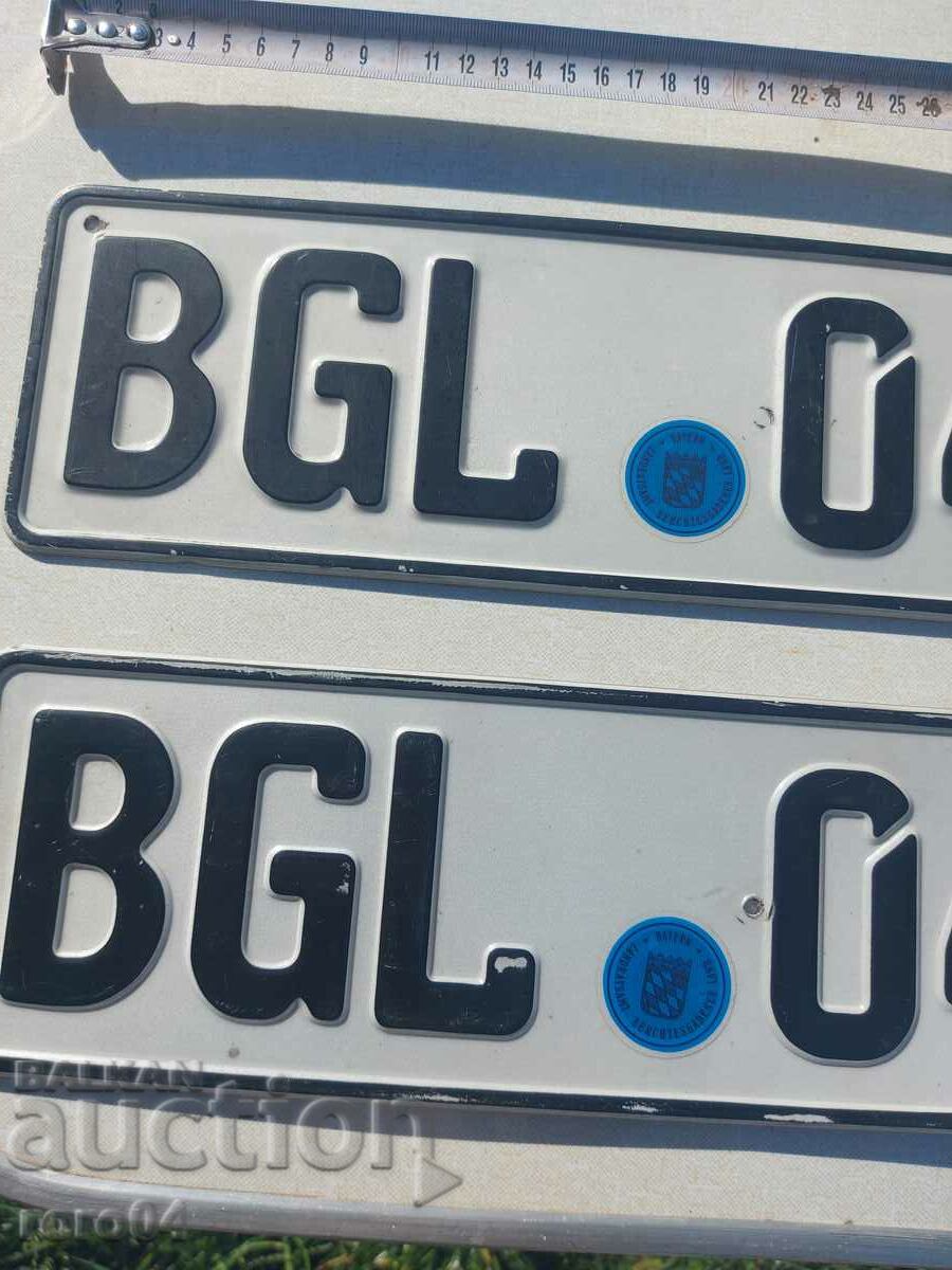 REGISTRATION NUMBERS / PLATES - 5 REGISTRATION NUMBERS / PLATES - 5