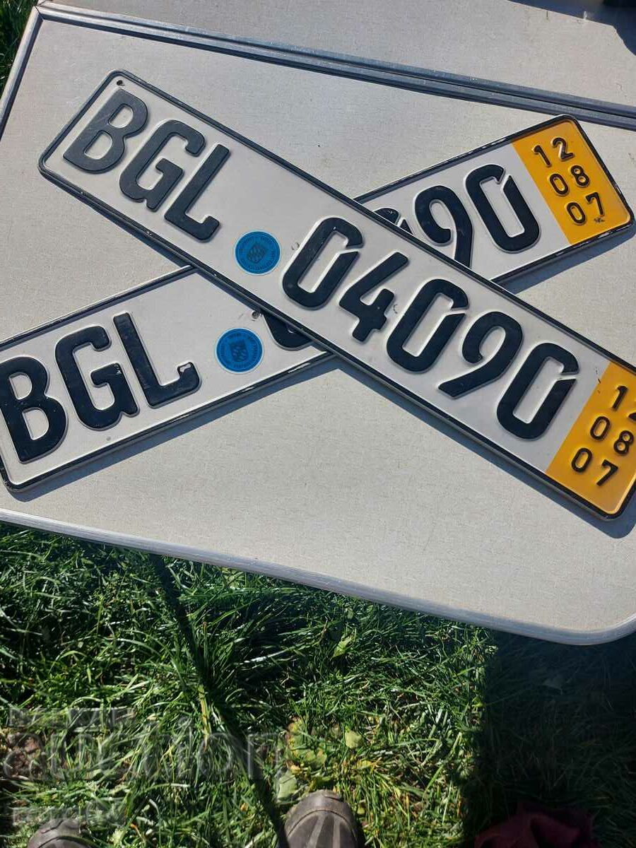 REGISTRATION NUMBERS / PLATES