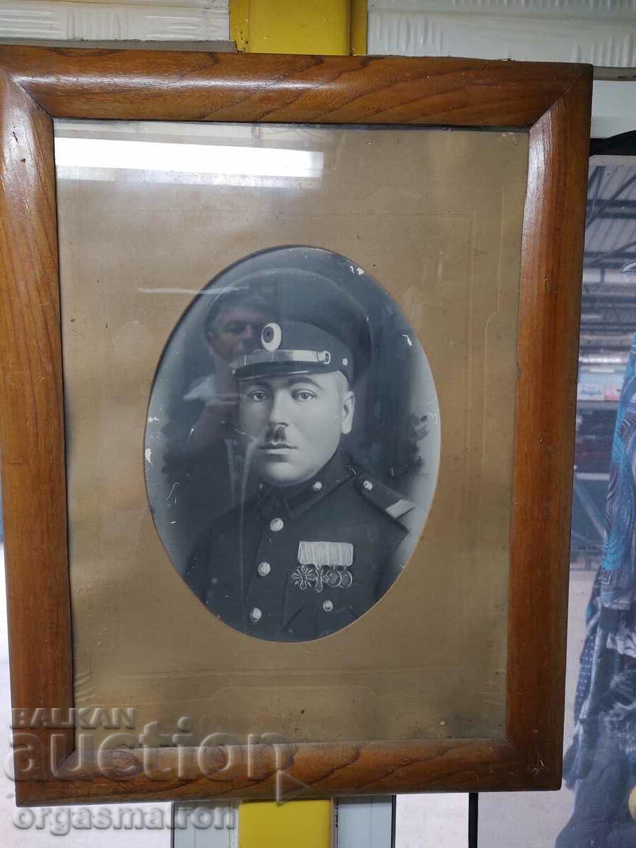 Large Photo Military Uniform Order Medals Frame Array