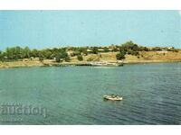 Old postcard - Ahtopol, General view with the harbor