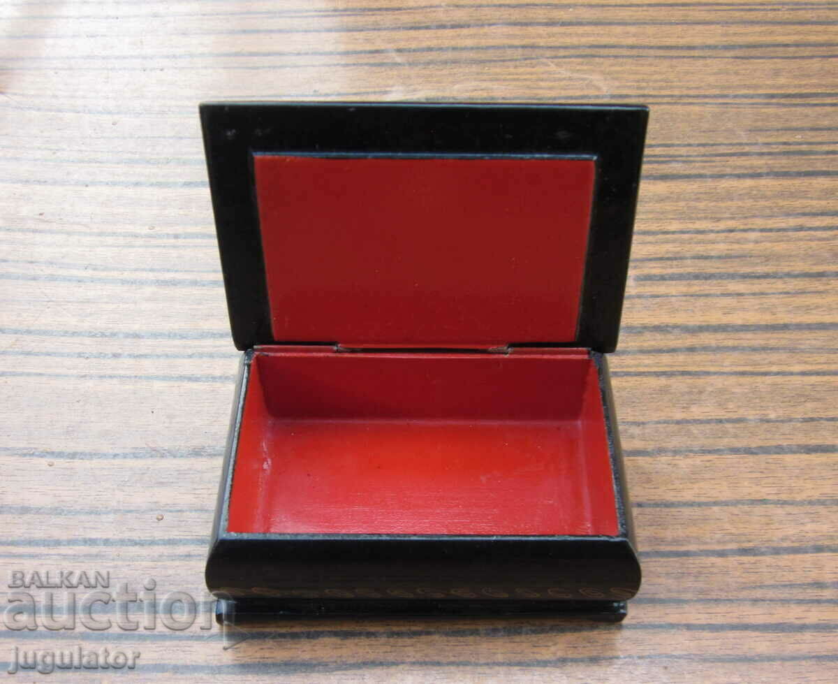 vintage Russian Soviet wooden box jewelry box - 6 vintage Russian Soviet wooden box jewelry box - 6