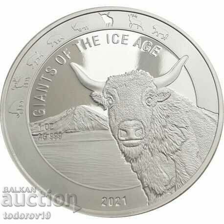 1 oz Silver Giants Ice Age-Zuber 2021