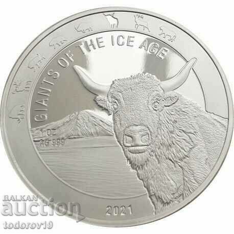 1 oz Silver Giants Ice Age-Zuber 2021 1 oz Silver Giants Ice Age-Zuber 2021