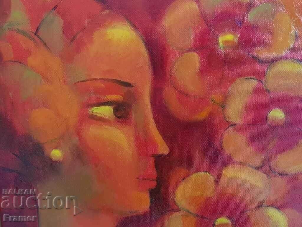 Auction Toma Trifonovski 1939 - 2010 Spring beautiful oil painting Auction Toma Trifonovski 1939 - 2010 Spring beautiful oil painting