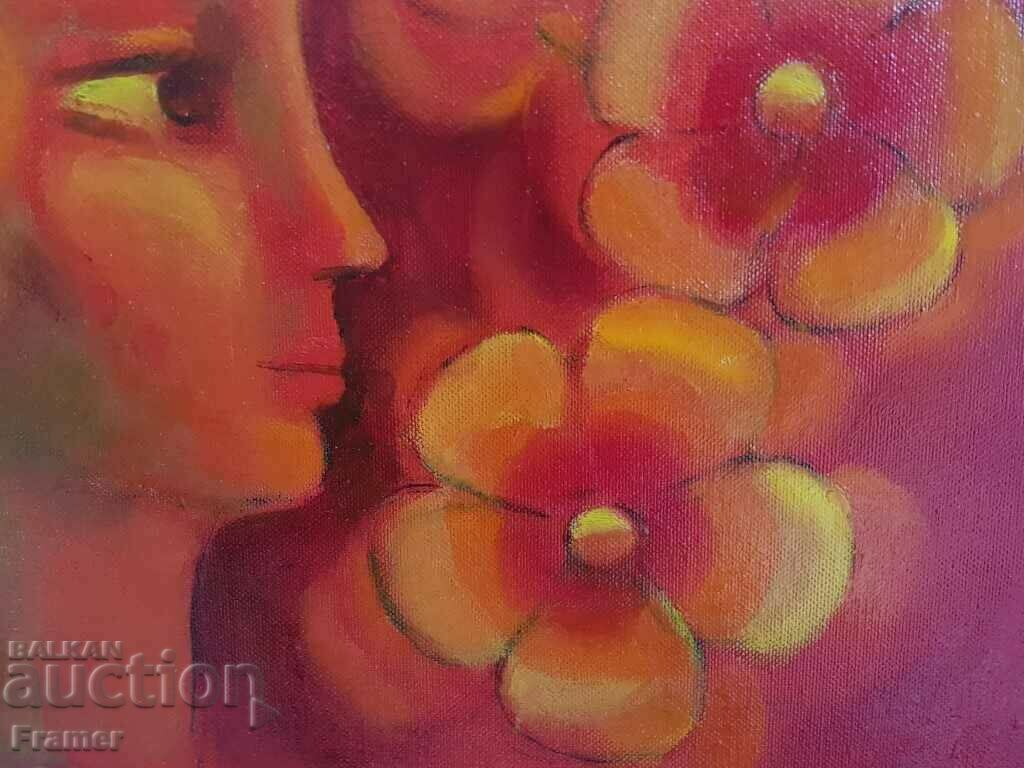 Delivery of Toma Trifonovski 1939 - 2010 Spring beautiful oil painting Delivery of Toma Trifonovski 1939 - 2010 Spring beautiful oil painting