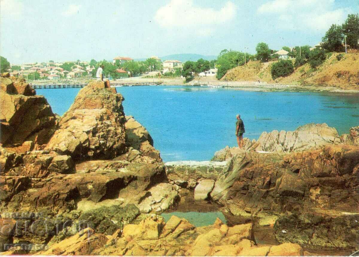 Παλιά καρτ ποστάλ - Ahtopol, θέα