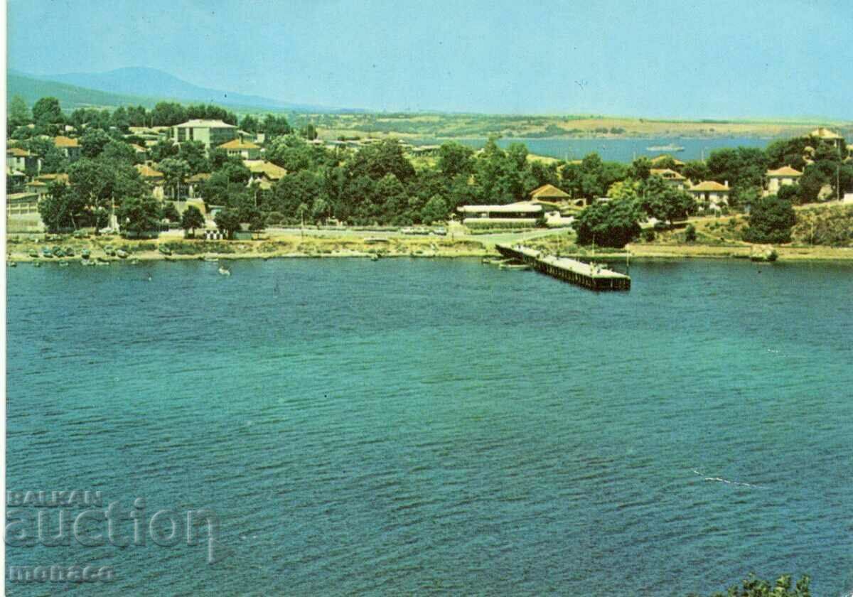 Παλιά καρτ ποστάλ - Ahtopol, το λιμάνι