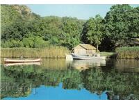 Παλιά καρτ ποστάλ - ποταμός Ropotamo, καλύβα του ψαρά
