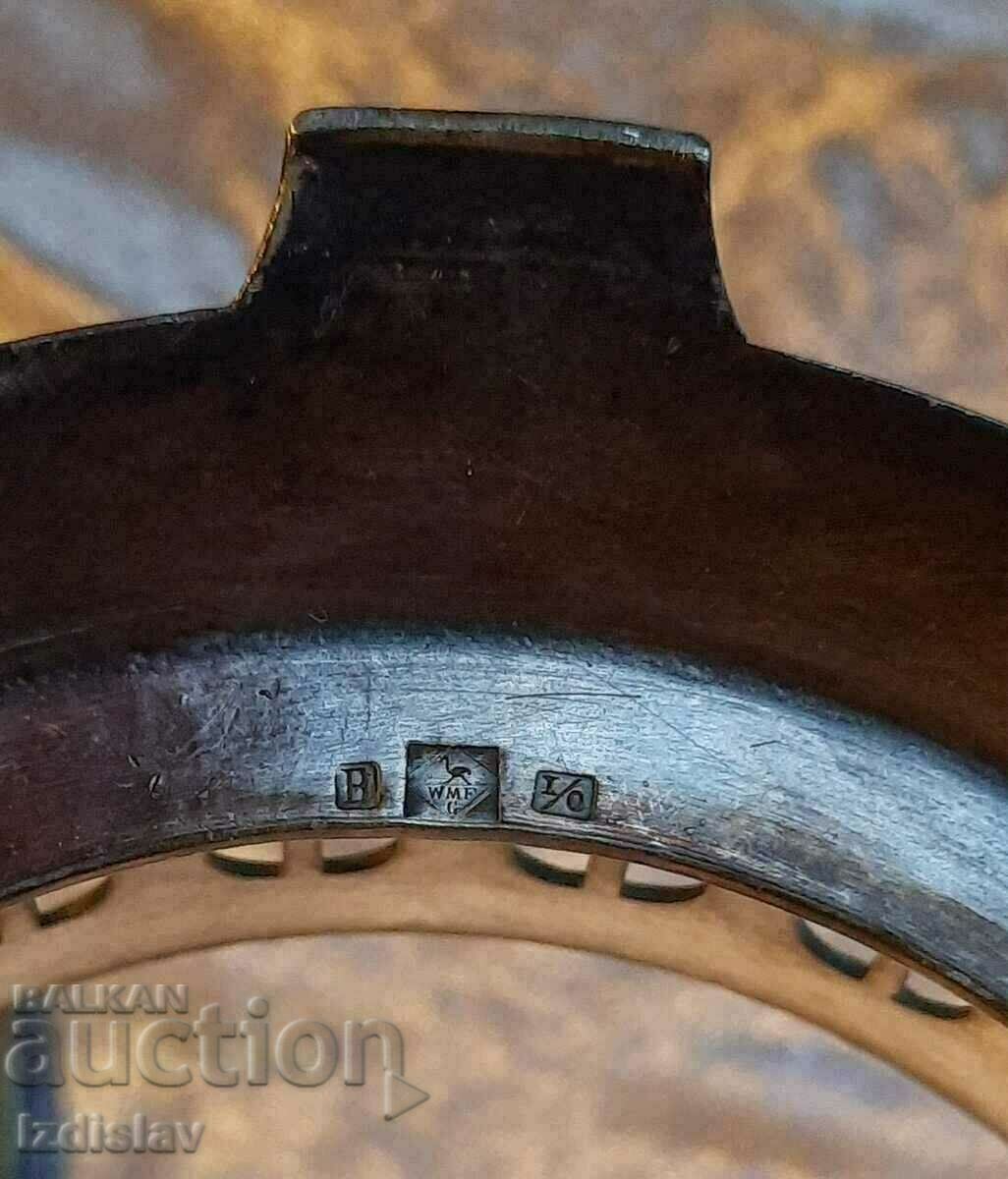 Bol de zahăr german WMF stil AR-DECO începutul secolului XX - 5 Bol de zahăr german WMF stil AR-DECO începutul secolului XX - 5