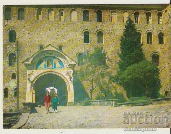 Καρτ ποστάλ Βουλγαρία Μοναστήρι της Ρίλα είσοδο 2 *