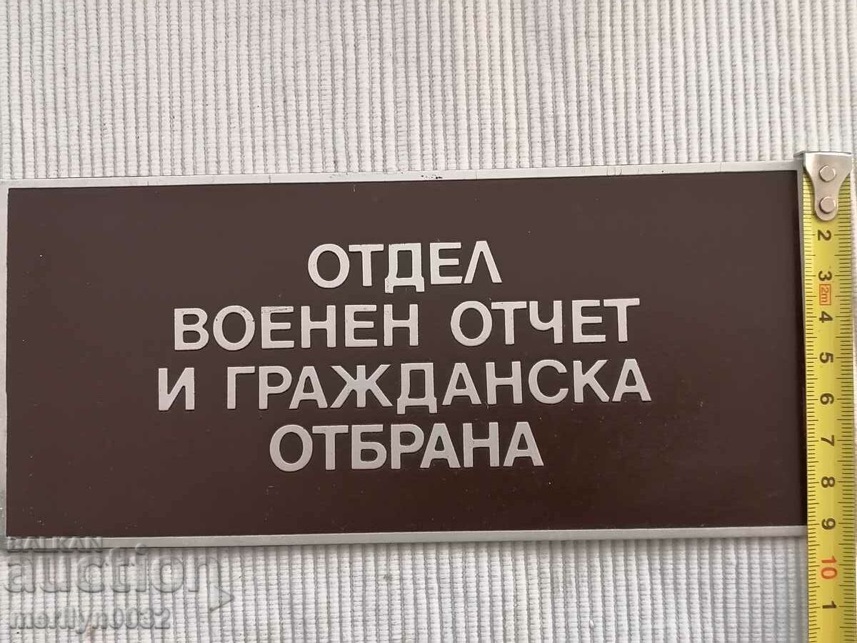 Delivery of Enamelled signboard Delivery of Enamelled signboard