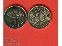 LATVIA LATVIA 1 Lat FLOWER - issue issue 2009 NEW UNC