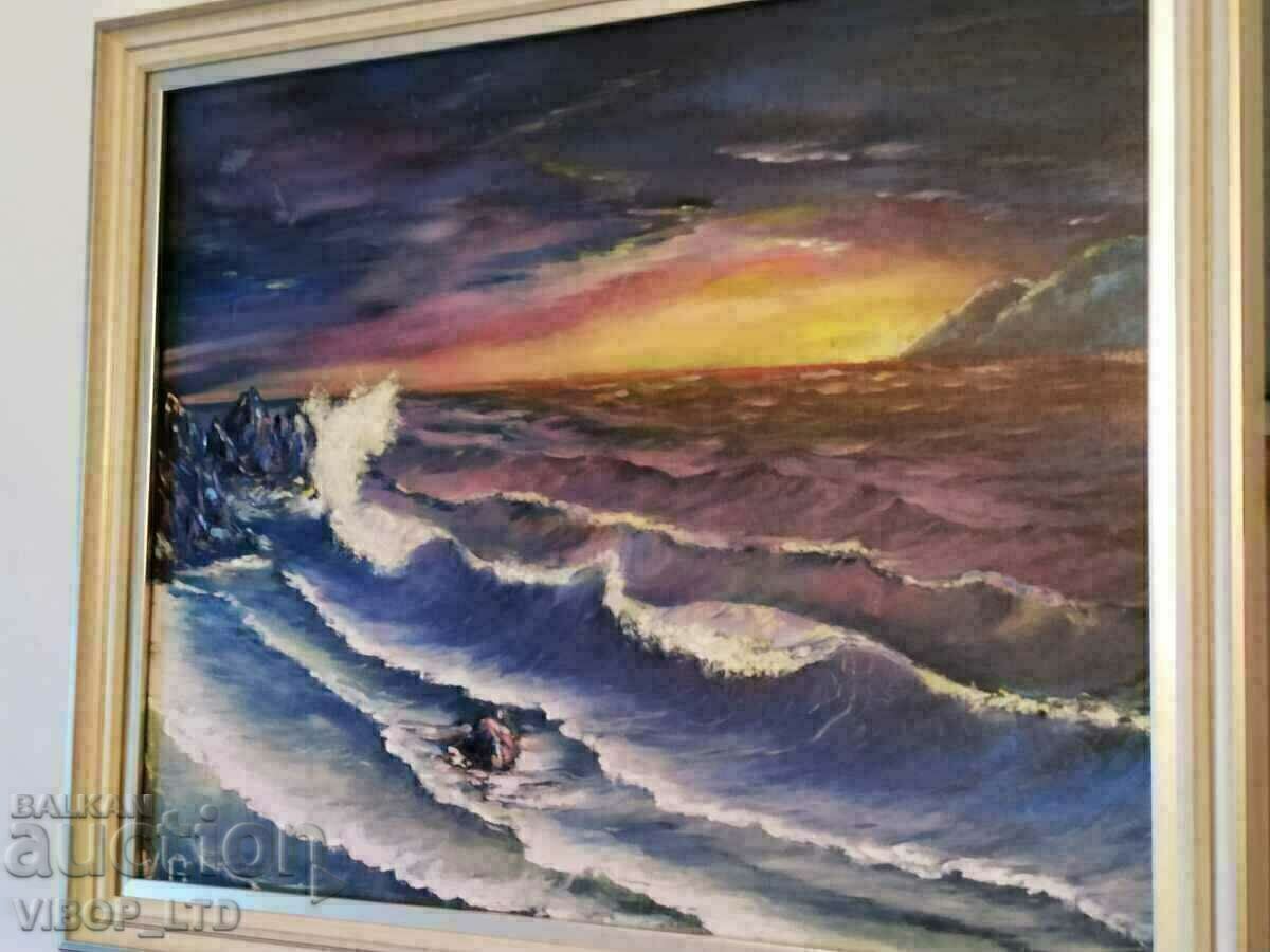 Livrarea MARE/tablou de autor 57/47,5/ulei/ramă/semnătură Livrarea MARE/tablou de autor 57/47,5/ulei/ramă/semnătură