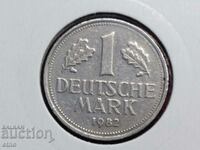 1 DEUTSCHE MARK 1982 G, 1 German mark