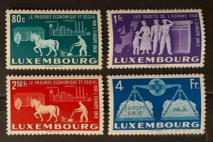 Luxemburg 1951 Europa/Clădiri/Cai 120 MNH