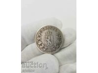 Rare silver coin Norway 2 kroner 1878 Oscar II