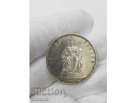 Monedă rară germană Thaler 1871 Prusia Wilhelm